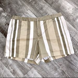 Vintage Stripe Shorts 10 Chino Green Tan 111 State